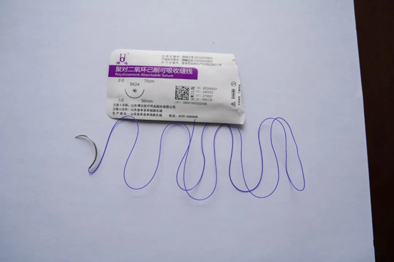 聚对二氧环己酮可吸收缝线